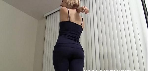  You can watch me workout in my tight new yoga pants JOI